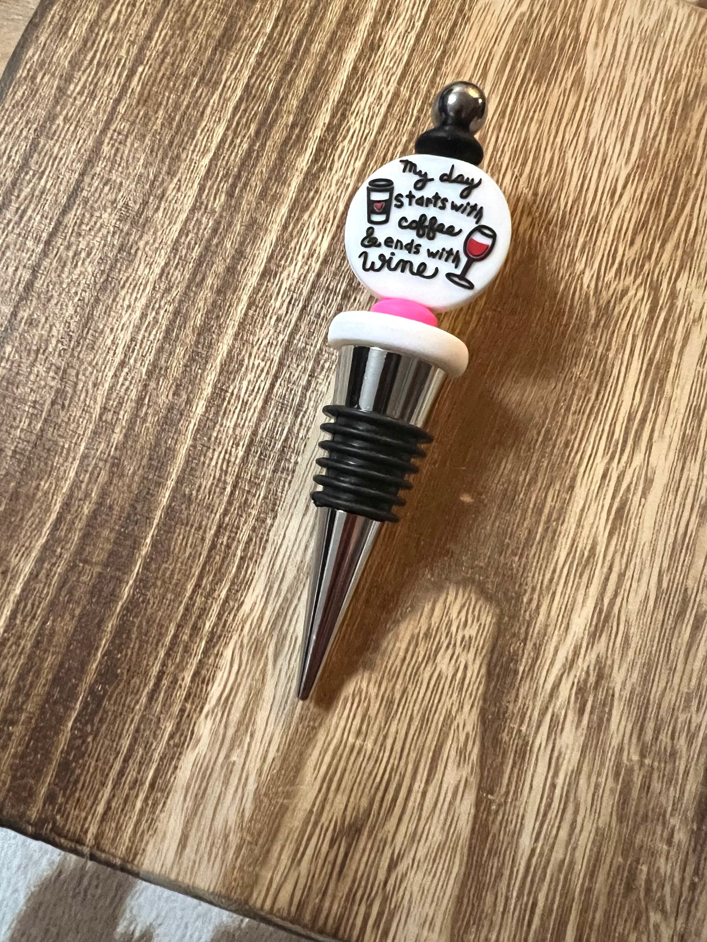 Ends With Wine - bottle topper