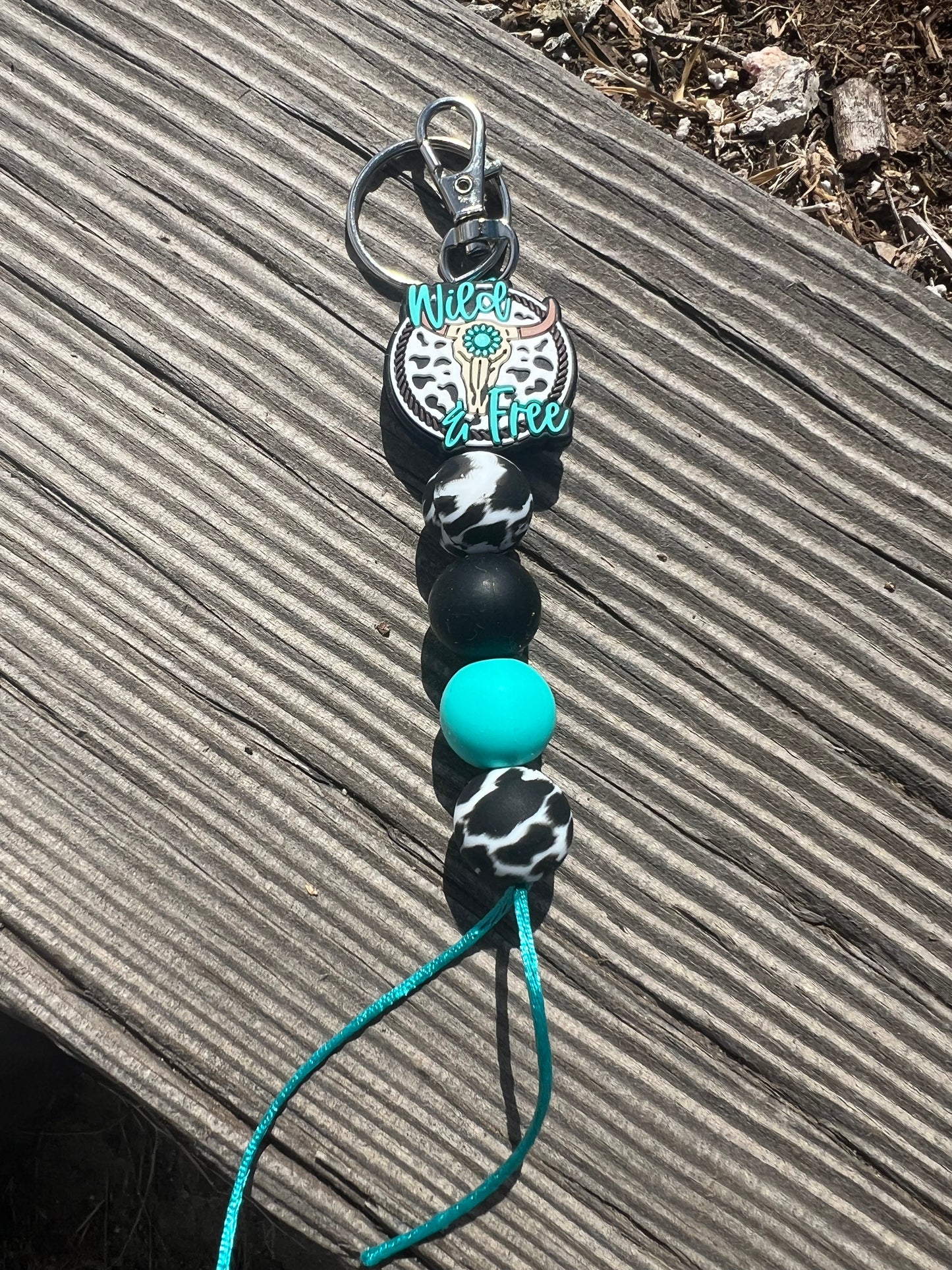 Wild and Free Keychain