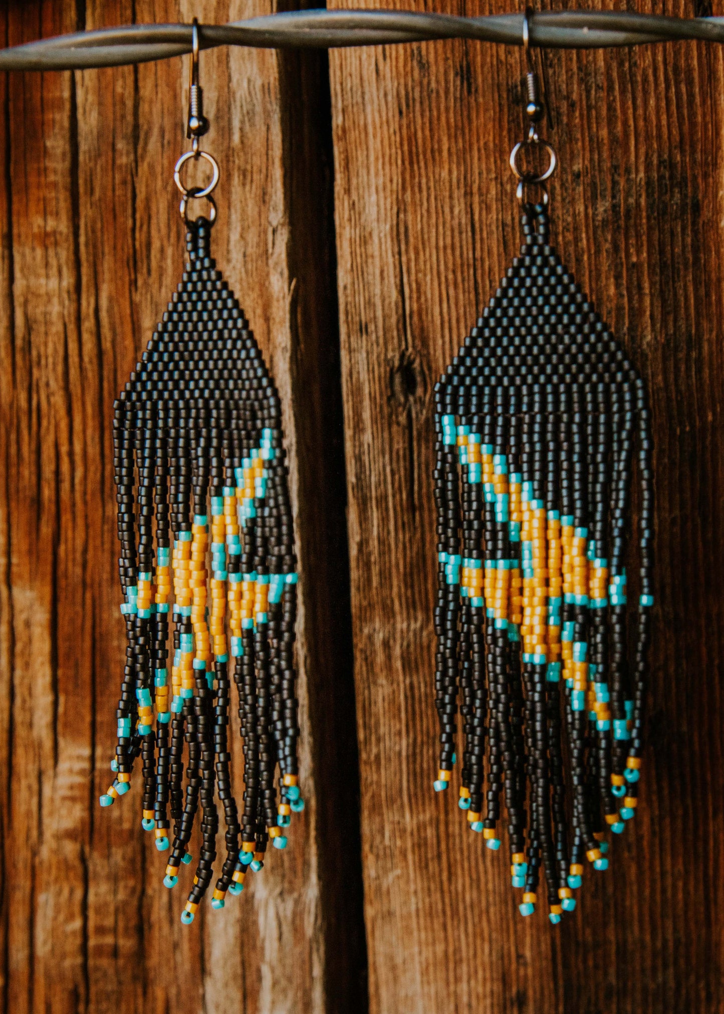 Classic Bolts Fringe Earrings