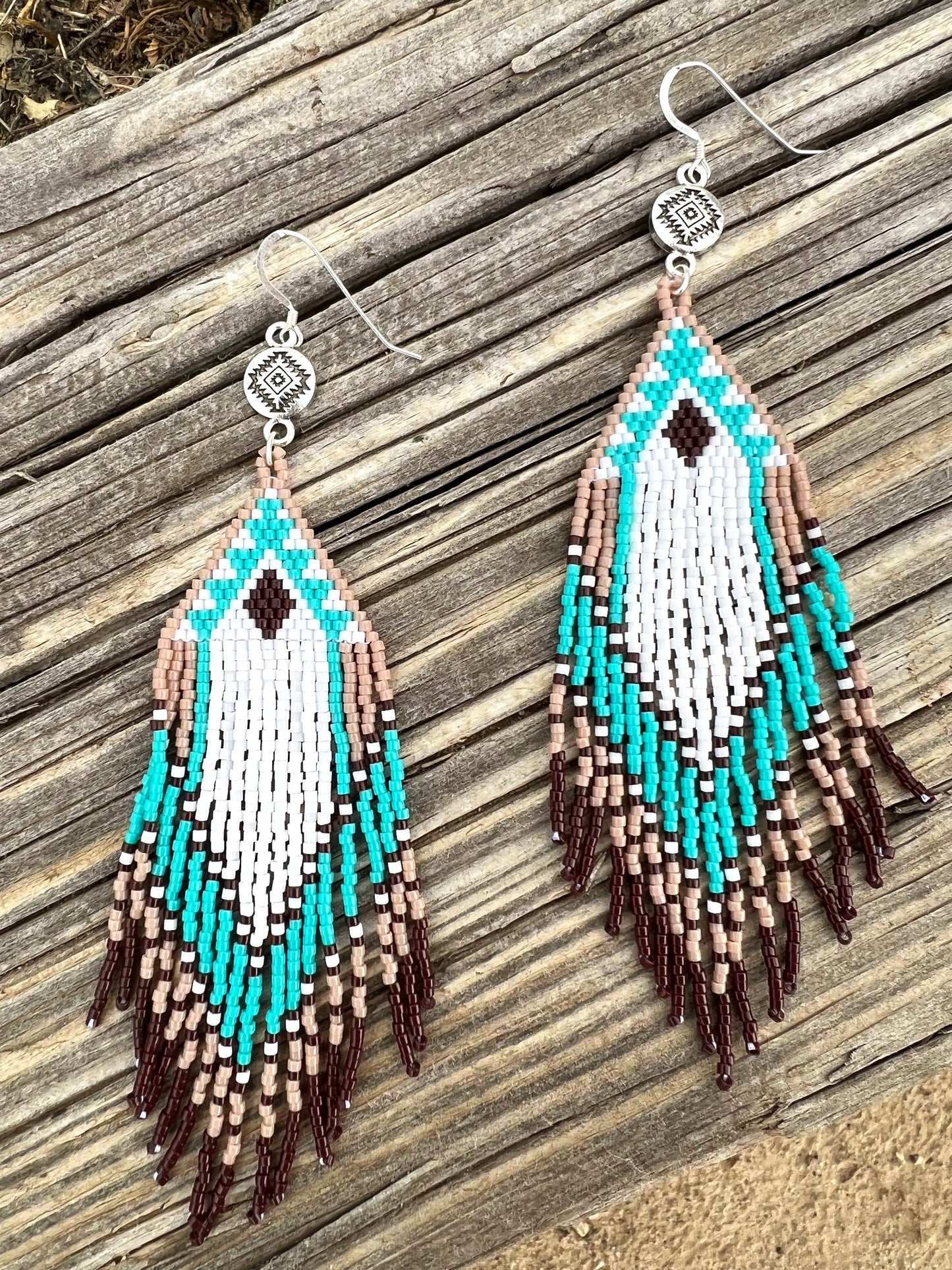 Tucson Fringe Earrings with Concho