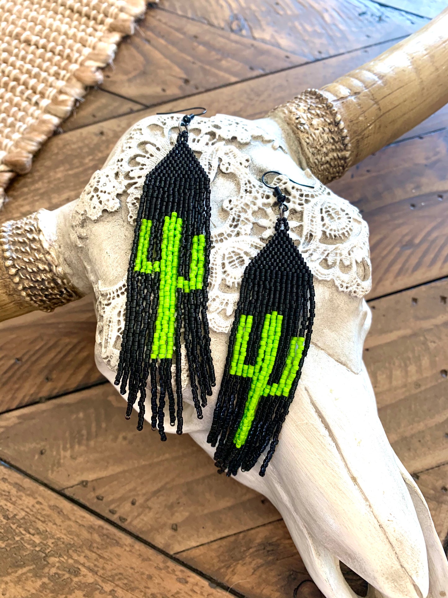 Neon Cactus Earrings