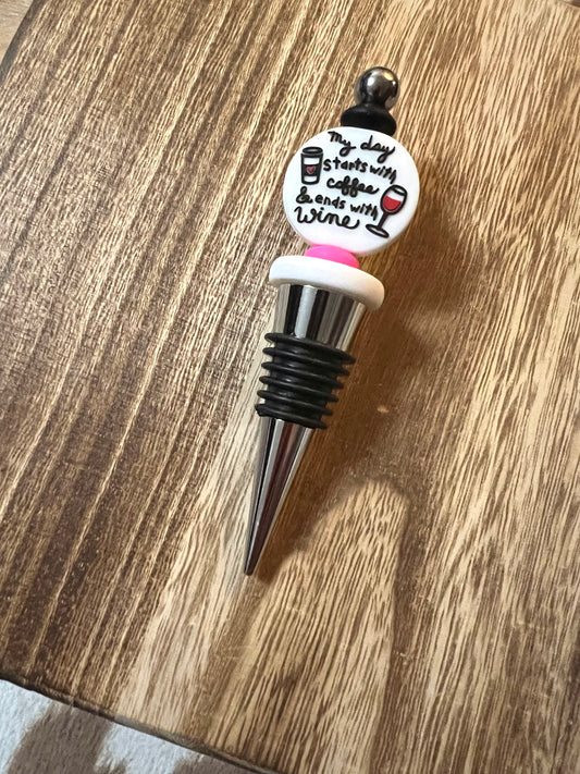 Ends With Wine - bottle topper