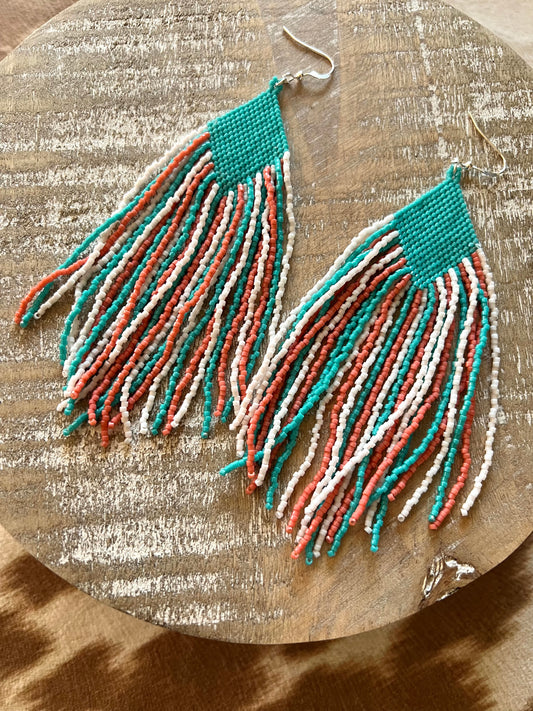 Spring Showers Fringe Earrings