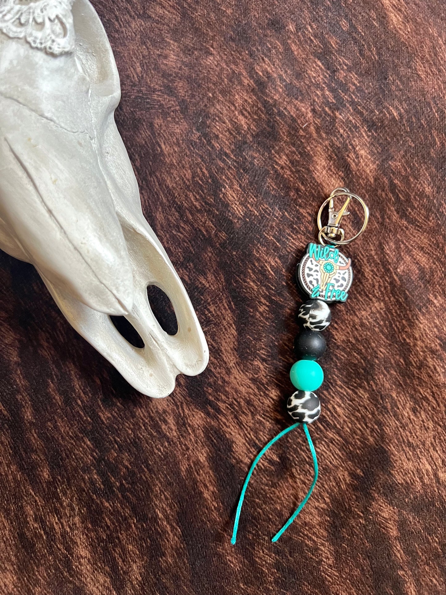 Wild and Free Keychain