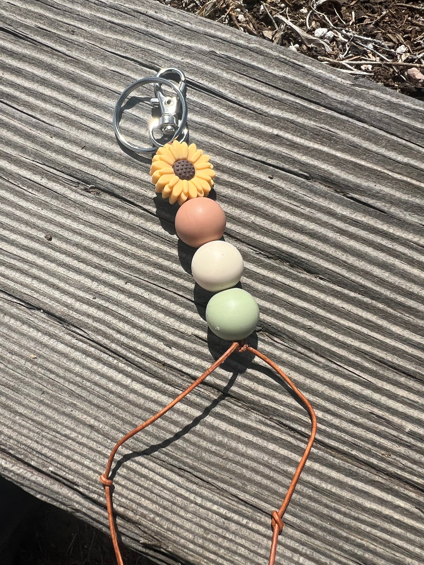 Sunflower Keychain