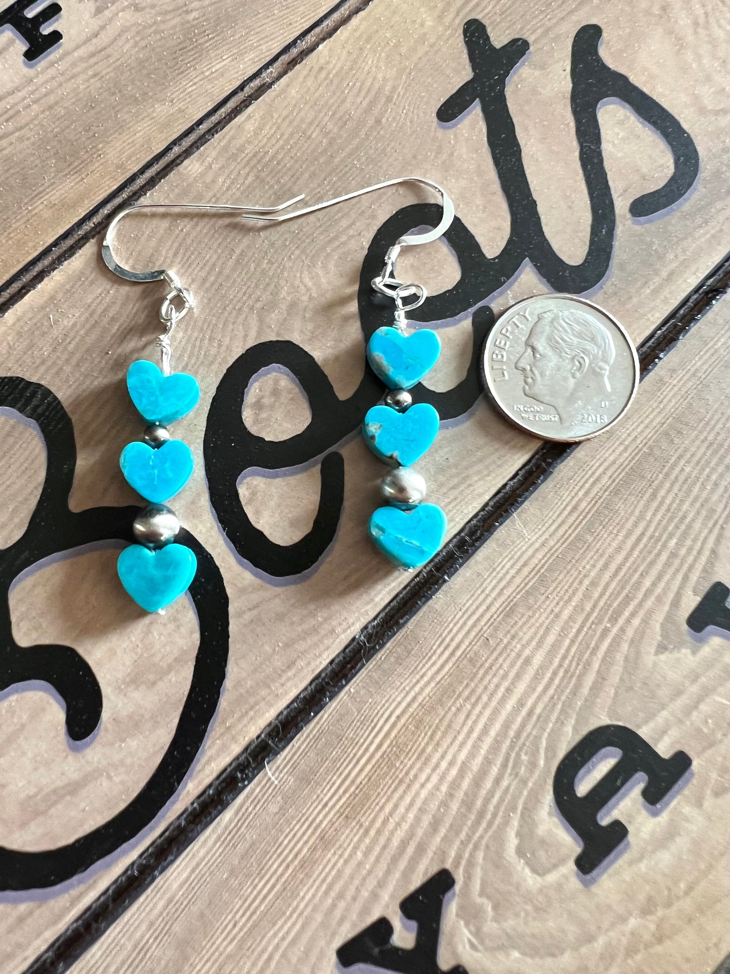 Heart Trio Drop Earrings