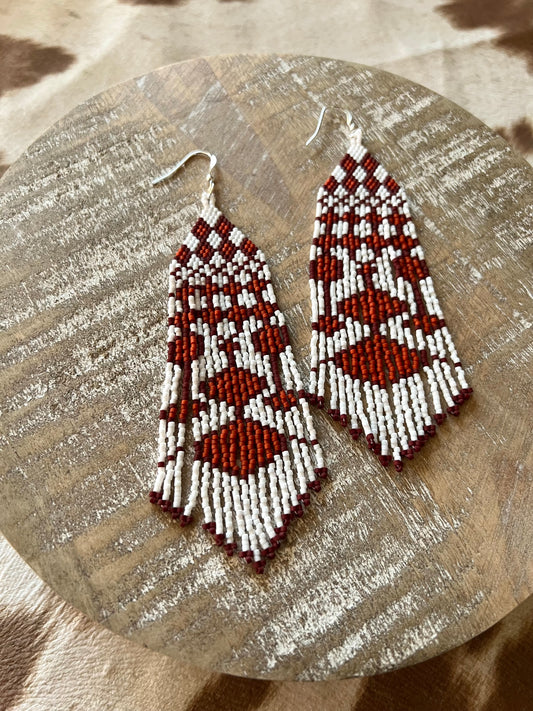 Argyle Fringe Earrings