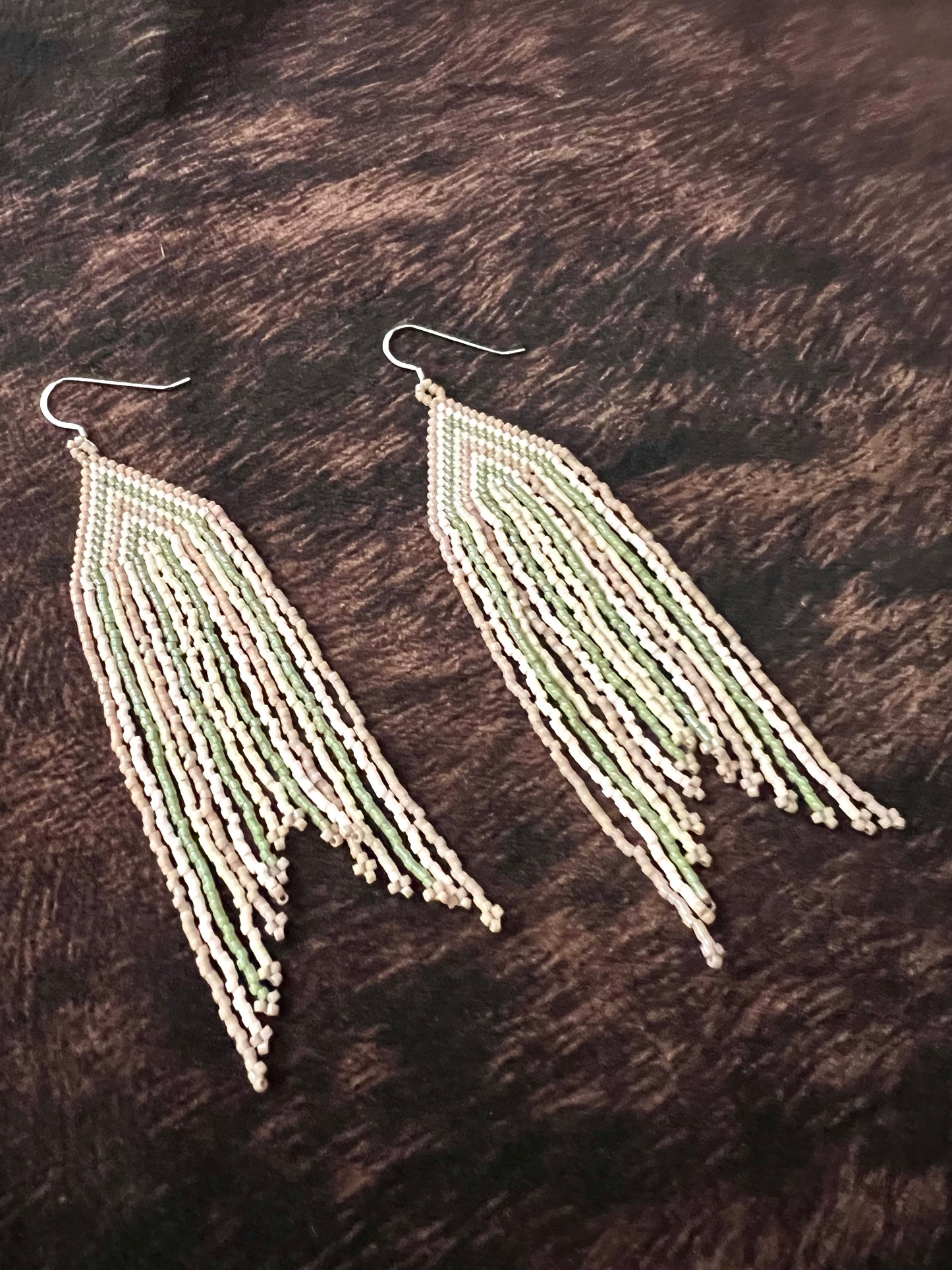 Boho Rainbow Fringe Earrings