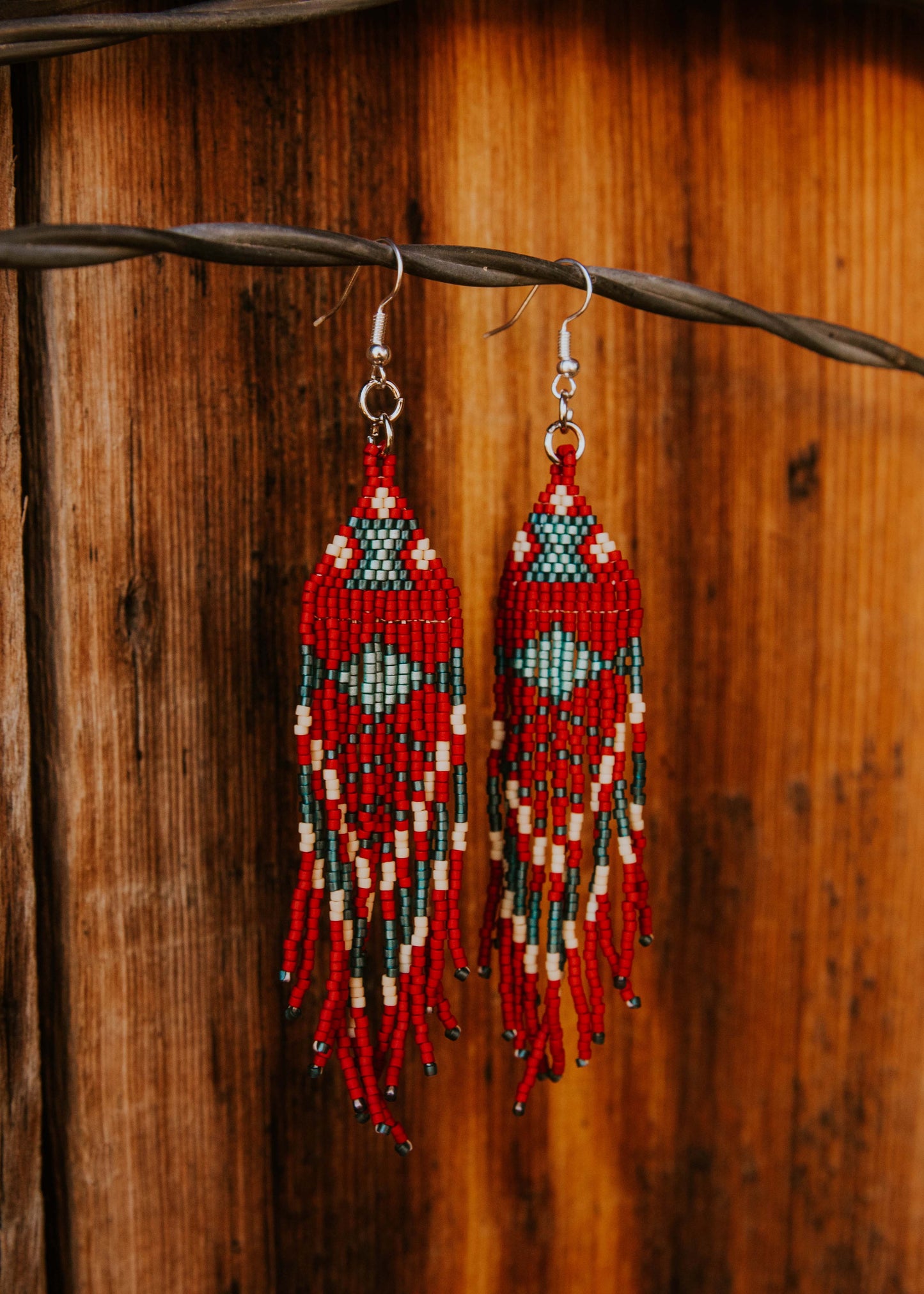 Red Dirt Road Fringe Earrings