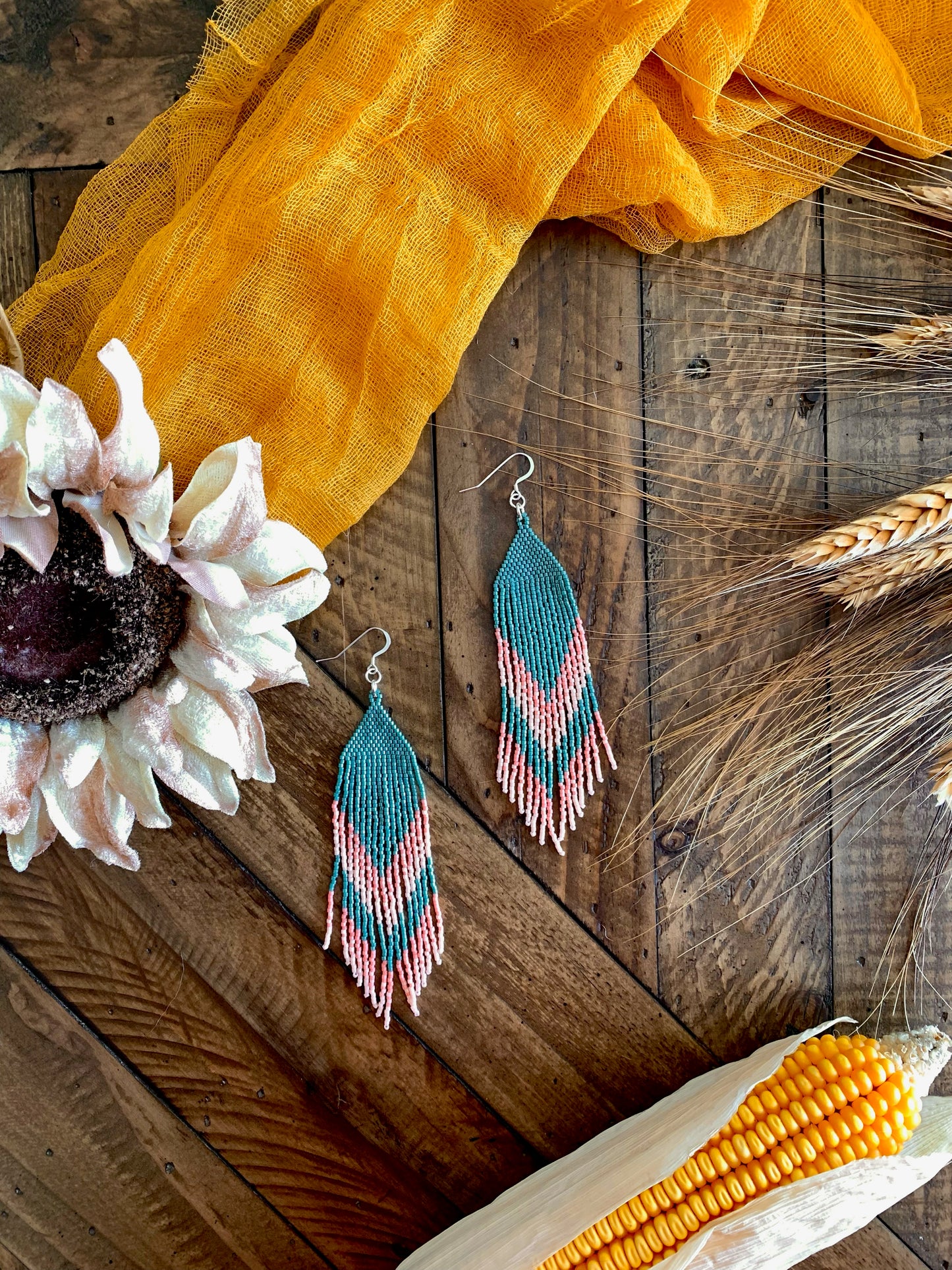 Sea Breeze Fringe Earrings