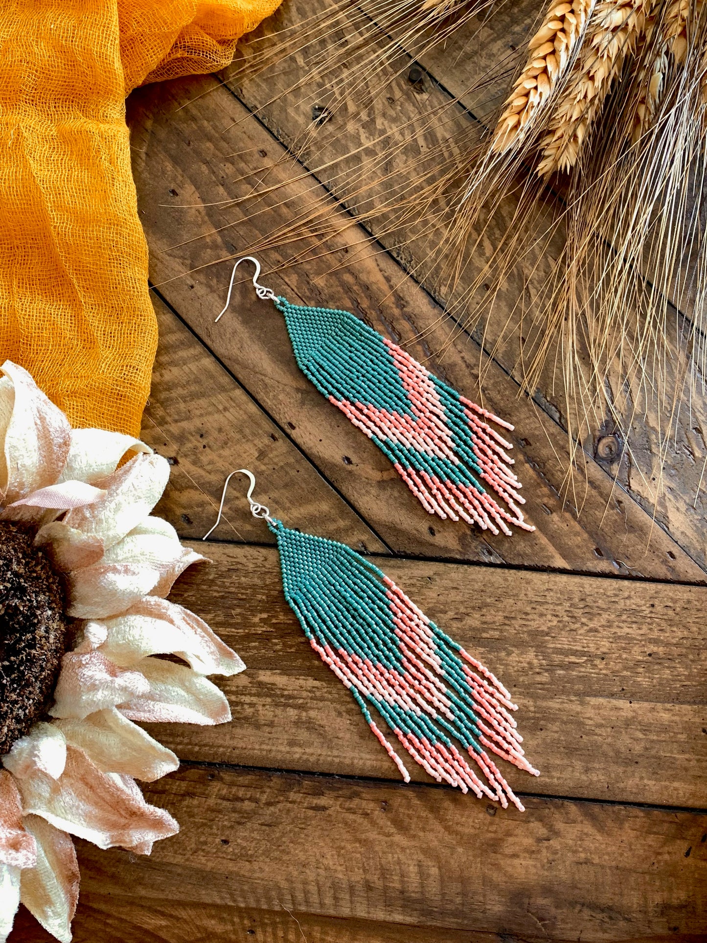Sea Breeze Fringe Earrings