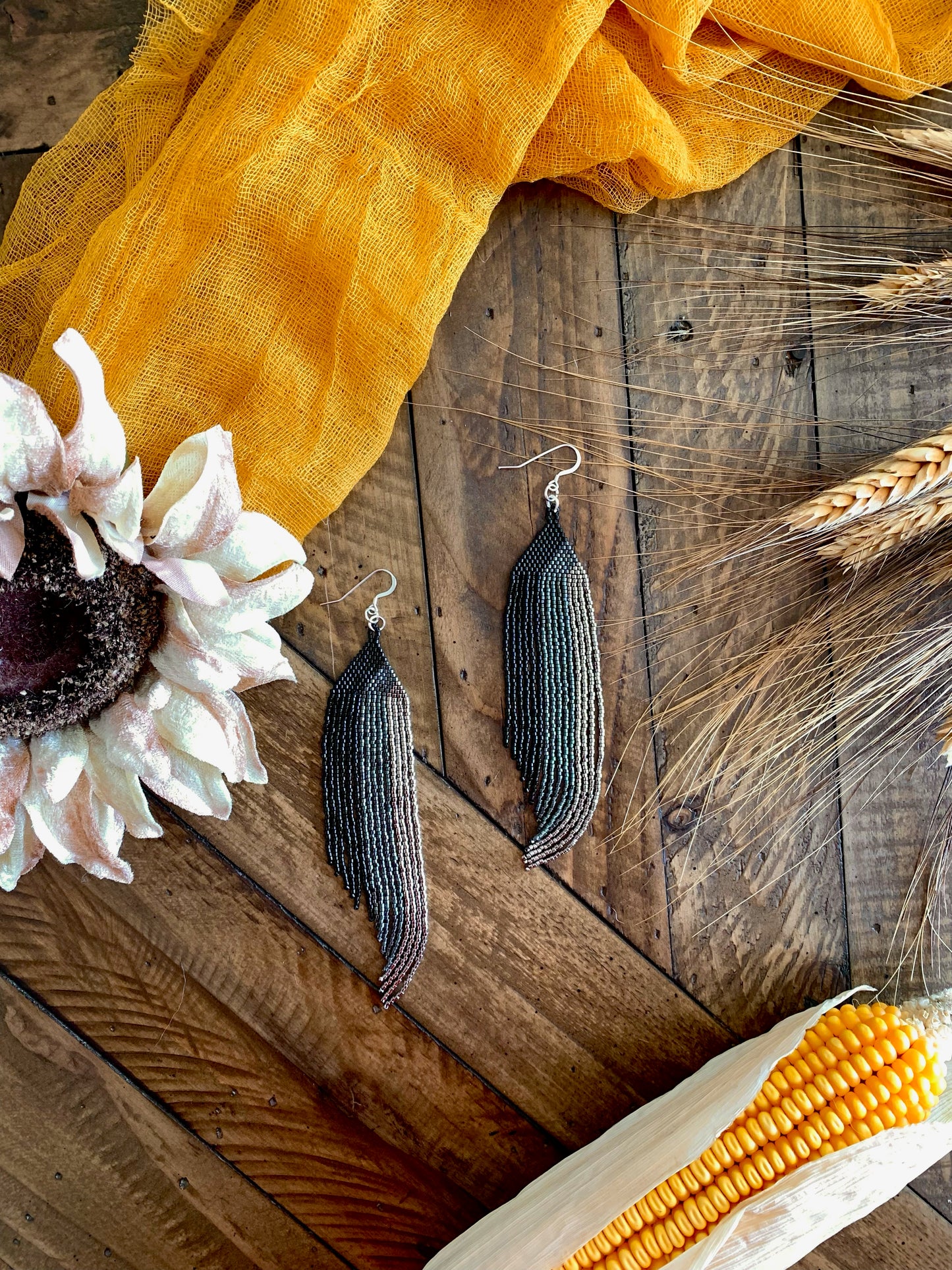 Phantom Shadows Fringe Earrings