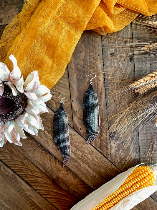 Phantom Shadows Fringe Earrings