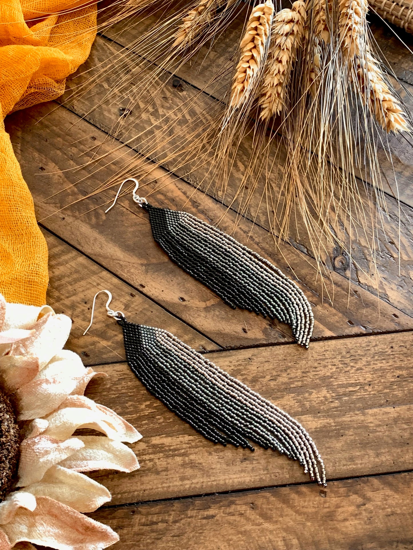 Phantom Shadows Fringe Earrings