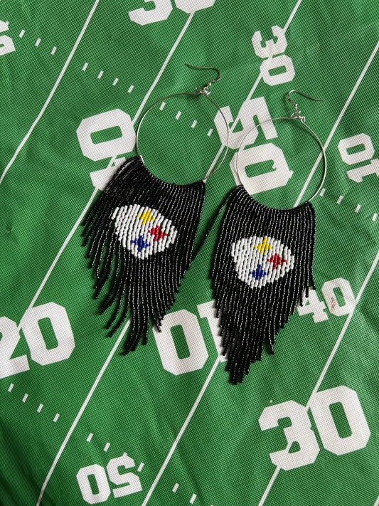 Steelers Hoop Earrings