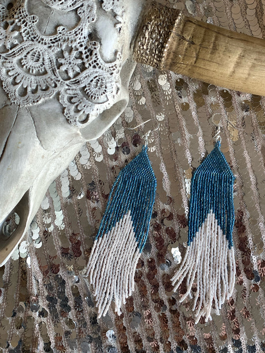 Montana Ice Fringe Earrings