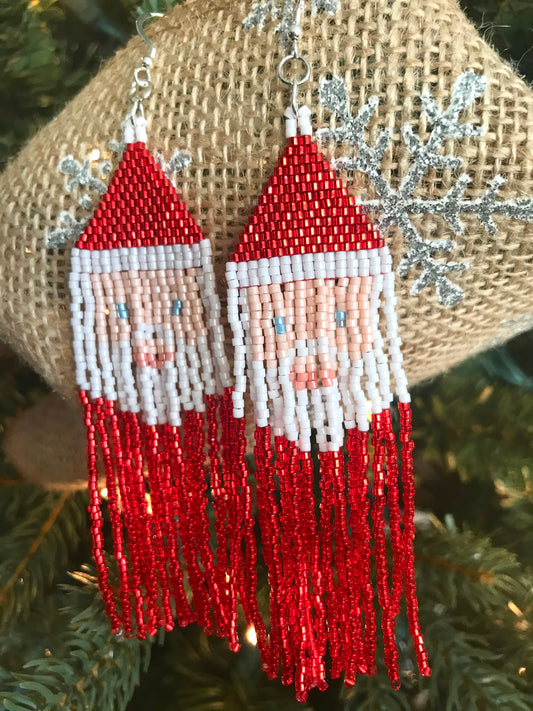 Santa Fringe Earrings